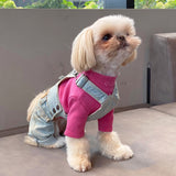 SOFT TOUCH MOCK NECK LONG SLEEVE SHIRT / MAGENTA - Miso and Friends - petshop