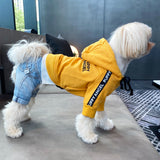 PUPPY ANGEL CITY SPORT HOODIE / YELLOW - Miso and Friends - petshop