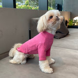 SOFT TOUCH MOCK NECK LONG SLEEVE SHIRT / MAGENTA - Miso and Friends - petshop
