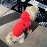 PUPPY ANGEL CITY SPORT HOODIE / RED - Miso and Friends - petshop