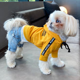 PUPPY ANGEL CITY SPORT HOODIE / YELLOW - Miso and Friends - petshop