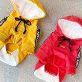 PUPPY ANGEL CITY SPORT HOODIE / RED - Miso and Friends - petshop