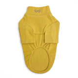 SOFT TOUCH MOCK NECK LONG SLEEVE SHIRT / YELLOW - Miso and Friends - petshop
