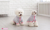ALL EYES ON ME BOA FLEECE JACKET / LIGHT GREY - Miso and Friends - petshop