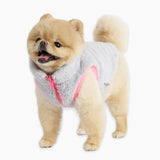 ALL EYES ON ME BOA FLEECE VEST / LIGHT GREY - Miso and Friends - petshop