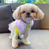 ALL EYES ON ME BOA FLEECE VEST / PURPLE - Miso and Friends - petshop