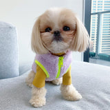ALL EYES ON ME BOA FLEECE VEST / PURPLE - Miso and Friends - petshop