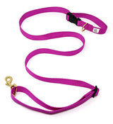 CANADA HANDCRAFTED ADJUSTABLE HANDS-FREE LEASH / MAGENTA - Miso and Friends - petshop
