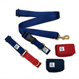 CANADA HANDCRAFTED ADJUSTABLE HANDS-FREE LEASH / NAVY - Miso and Friends - petshop