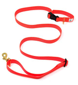 CANADA HANDCRAFTED ADJUSTABLE HANDS-FREE LEASH / ORANGE - Miso and Friends - petshop