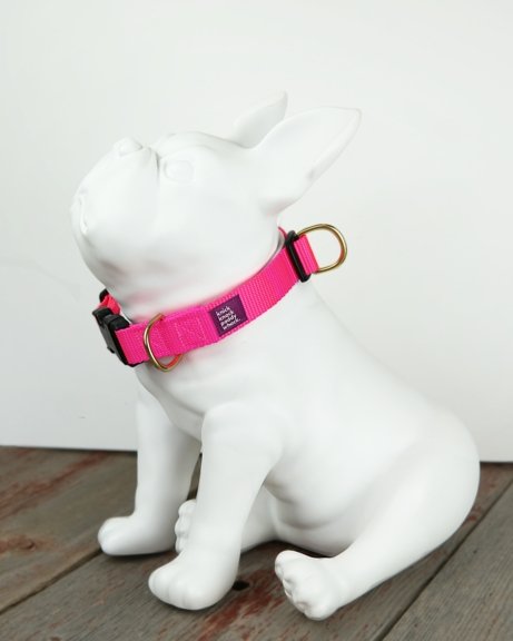 CANADA HANDCRAFTED BUCKLE COLLAR / PINK - Miso and Friends - petshop
