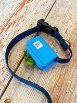 CANADA HANDCRAFTED POOP BAG HOLDER / BLUE - Miso and Friends - petshop