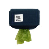 CANADA HANDCRAFTED POOP BAG HOLDER / NAVY - Miso and Friends - petshop