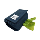 CANADA HANDCRAFTED POOP BAG HOLDER / NAVY - Miso and Friends - petshop