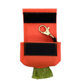 CANADA HANDCRAFTED POOP BAG HOLDER / ORANGE - Miso and Friends - petshop