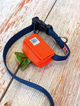 CANADA HANDCRAFTED POOP BAG HOLDER / ORANGE - Miso and Friends - petshop