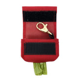 CANADA HANDCRAFTED POOP BAG HOLDER / RED - Miso and Friends - petshop