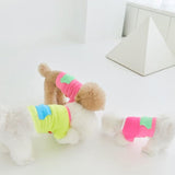 CRAYON POCKET TSHIRT / BERRY - Miso and Friends - petshop