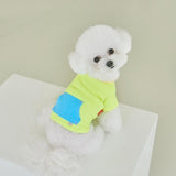 CRAYON POCKET TSHIRT / LIME - Miso and Friends - petshop