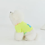CRAYON POCKET TSHIRT / LIME - Miso and Friends - petshop