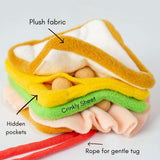 CRISPY TOAST NOSEWORK TOY - Miso and Friends - petshop