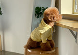 CROP HOODIE / YELLOW - Miso and Friends - petshop