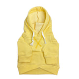 CROP HOODIE / YELLOW - Miso and Friends - petshop