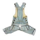 DAILY DENIM DOG OVERALLS / VINTAGE LIGHT BLUE - Miso and Friends - petshop