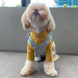 DAILY DENIM DOG OVERALLS / VINTAGE LIGHT BLUE - Miso and Friends - petshop