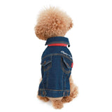 DENIM JACKET / DARK BLUE - Miso and Friends - petshop