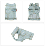DENIM LOVE VEST / LIGHT BLUE - Miso and Friends - petshop
