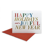 HOLIDAY NEW YEAR COLORFUL GREETING CARD PACK - Miso and Friends - petshop