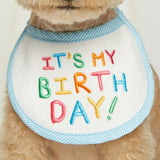 IT'S MY BIRTHDAY BIB / BLUE - Miso and Friends - petshop