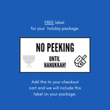 NO PEEKING LABEL / HANUKKAH - Miso and Friends - petshop