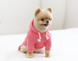 PHOTO READY HOODED T-SHIRT / PINK - Miso and Friends - petshop