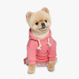 PHOTO READY HOODED T-SHIRT / PINK - Miso and Friends - petshop