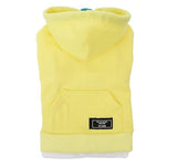 PHOTO READY HOODED T-SHIRT / YELLOW - Miso and Friends - petshop