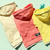 PHOTO READY HOODED T-SHIRT / YELLOW - Miso and Friends - petshop
