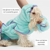 QUICK DRY AFTER SHOWER GOWN / BLUEBERRY - Miso and Friends - petshop