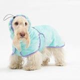 QUICK DRY AFTER SHOWER GOWN / BLUEBERRY - Miso and Friends - petshop