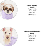 QUICK DRY AFTER SHOWER GOWN / TANGERINE - Miso and Friends - petshop