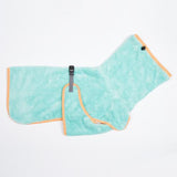 QUICK DRY AFTER SHOWER GOWN / TANGERINE - Miso and Friends - petshop