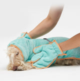 QUICK DRY TOWEL GLOVES / TANGERINE - Miso and Friends - petshop