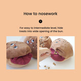 RED BEAN BUN NOSEWORK TOY - Miso and Friends - petshop
