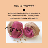 RED BEAN BUN NOSEWORK TOY - Miso and Friends - petshop