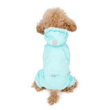 SNOW HOOD PADDED OVERALLS (GIRLS) / BLUE - Miso and Friends - petshop