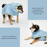 STORM SHELL RAINCOAT / BLUE LEMON - Miso and Friends - petshop