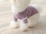 THE SOPHISTICATED STRIPED TEE / BLUE ORANGE - Miso and Friends - petshop