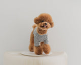 THE SOPHISTICATED STRIPED TEE / WHITE NAVY - Miso and Friends - petshop
