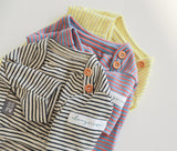 THE SOPHISTICATED STRIPED TEE / YELLOW - Miso and Friends - petshop